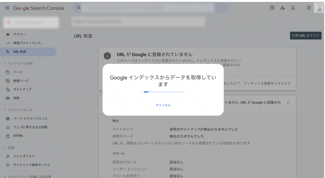 Googleサーチコンソールとは？基本的な使い方や設定方法を解説【初心者向け】_URL検査2